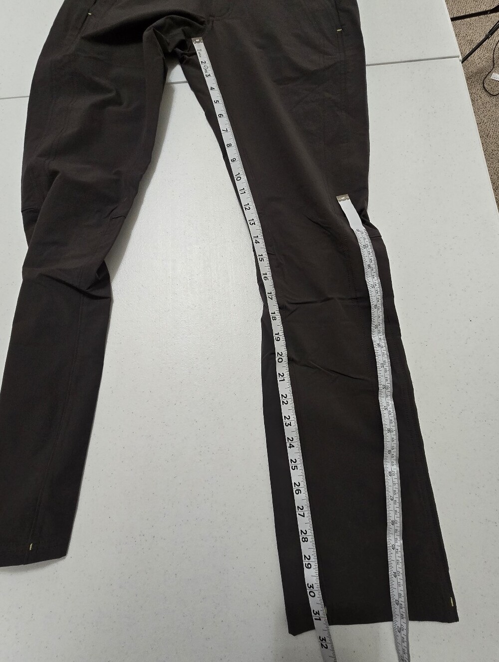 Stio Charcoal Gray Straight Leg Low Rise Hiking Pants Women's 6 Outdoor - Picture 5 of 13